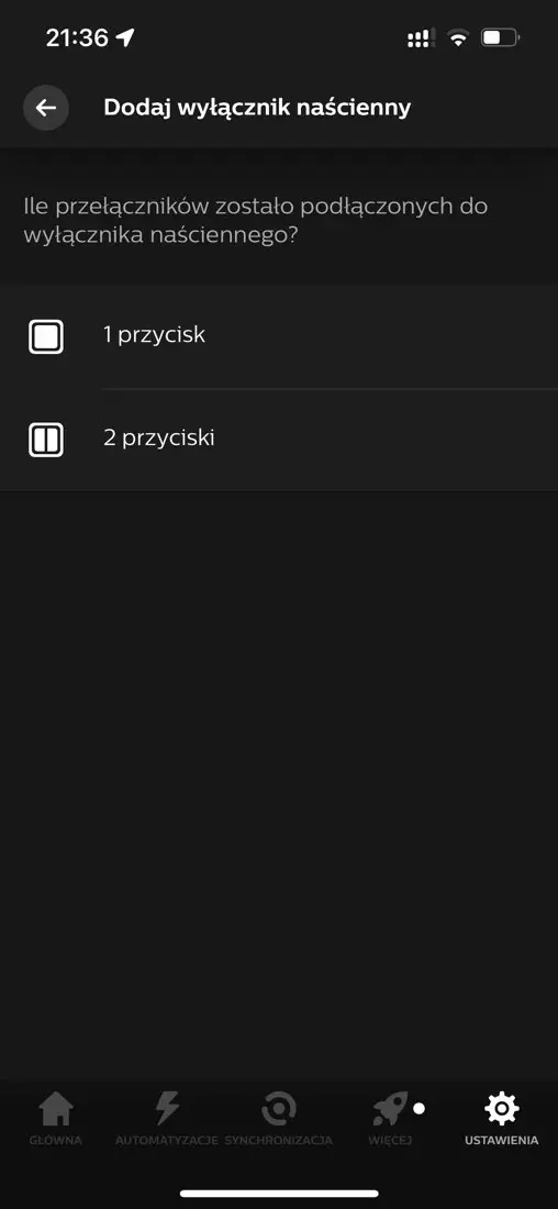 Philips Hue Wall Switch Module aplikacja