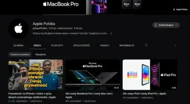 Dostępny oficjalny kanał Apple Polska w serwisie YouTube