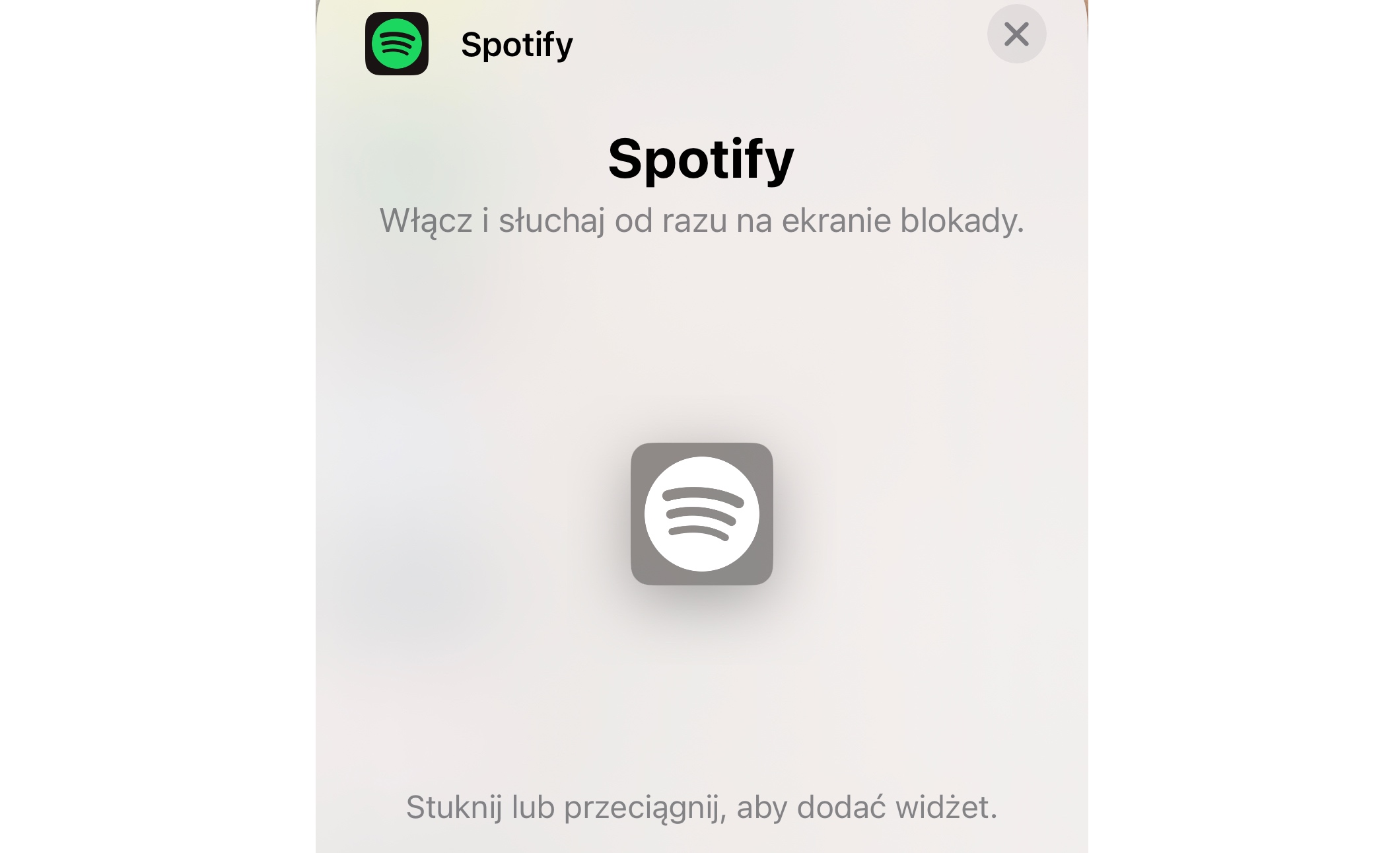 Spotify dodaje nowy widżet ekranu blokady iPhone’a