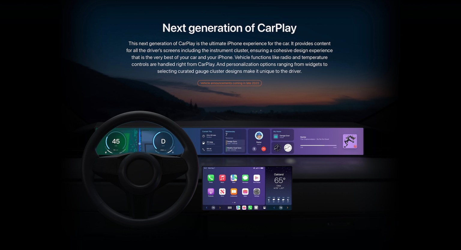Apple uważa, że pierwsze samochody z CarPlay nowej generacji zostaną zaprezentowane w tym roku