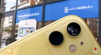 Wymiana zbitej szybki tylnego aparatu iphone szczecin 60