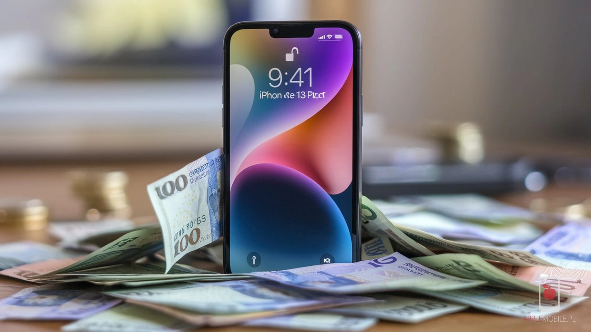 Koszt wymiany baterii iPhone 13 Pro, cena usługi, pieniądze i telefon,