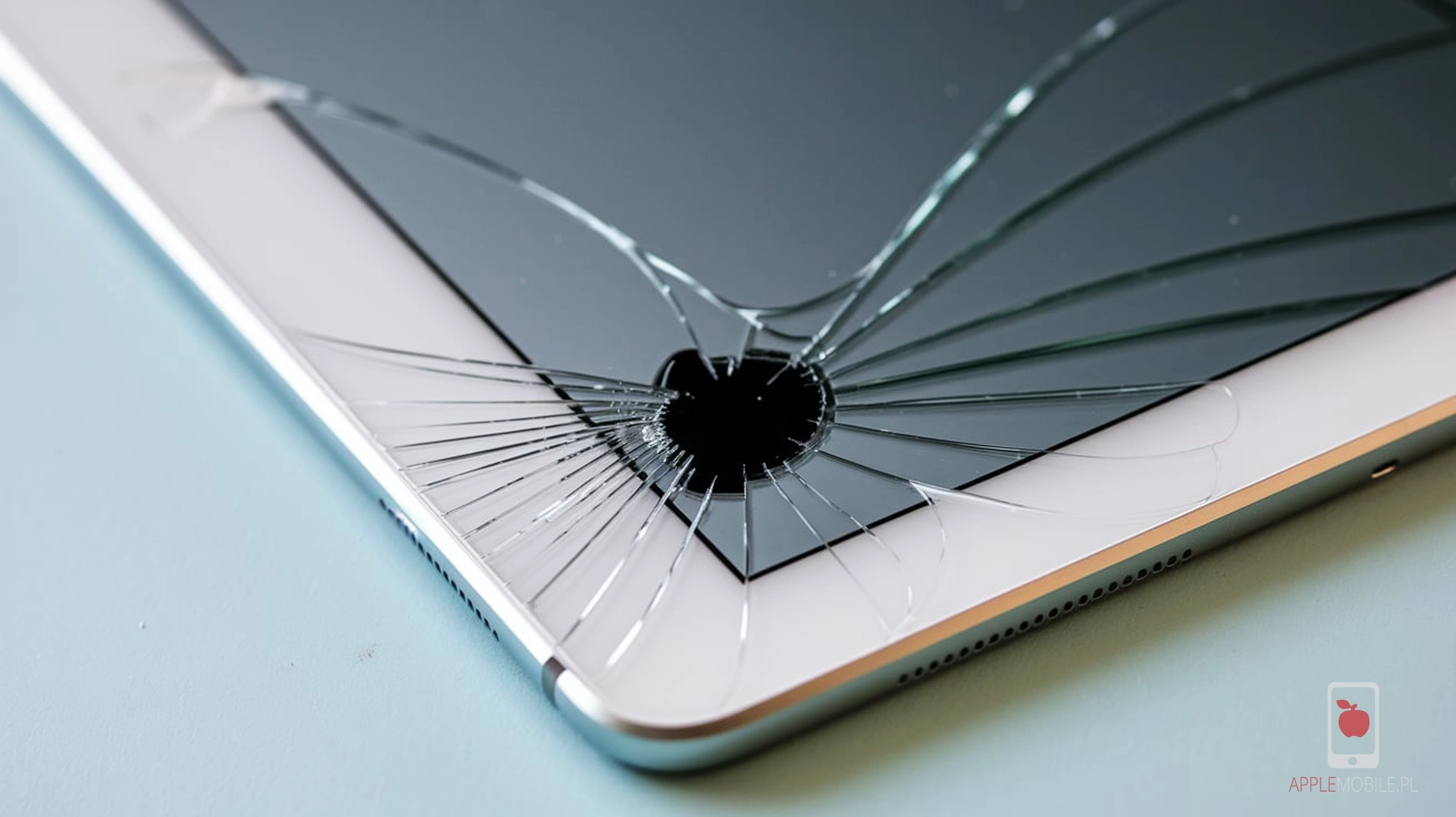 plama na ekranie iPad 8 co robić