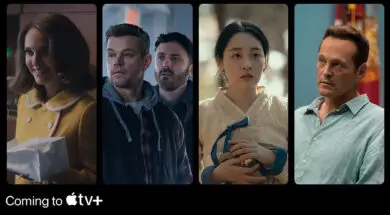 Dostępna reklama prezentująca premiery seriali i filmów w serwisie Apple TV+