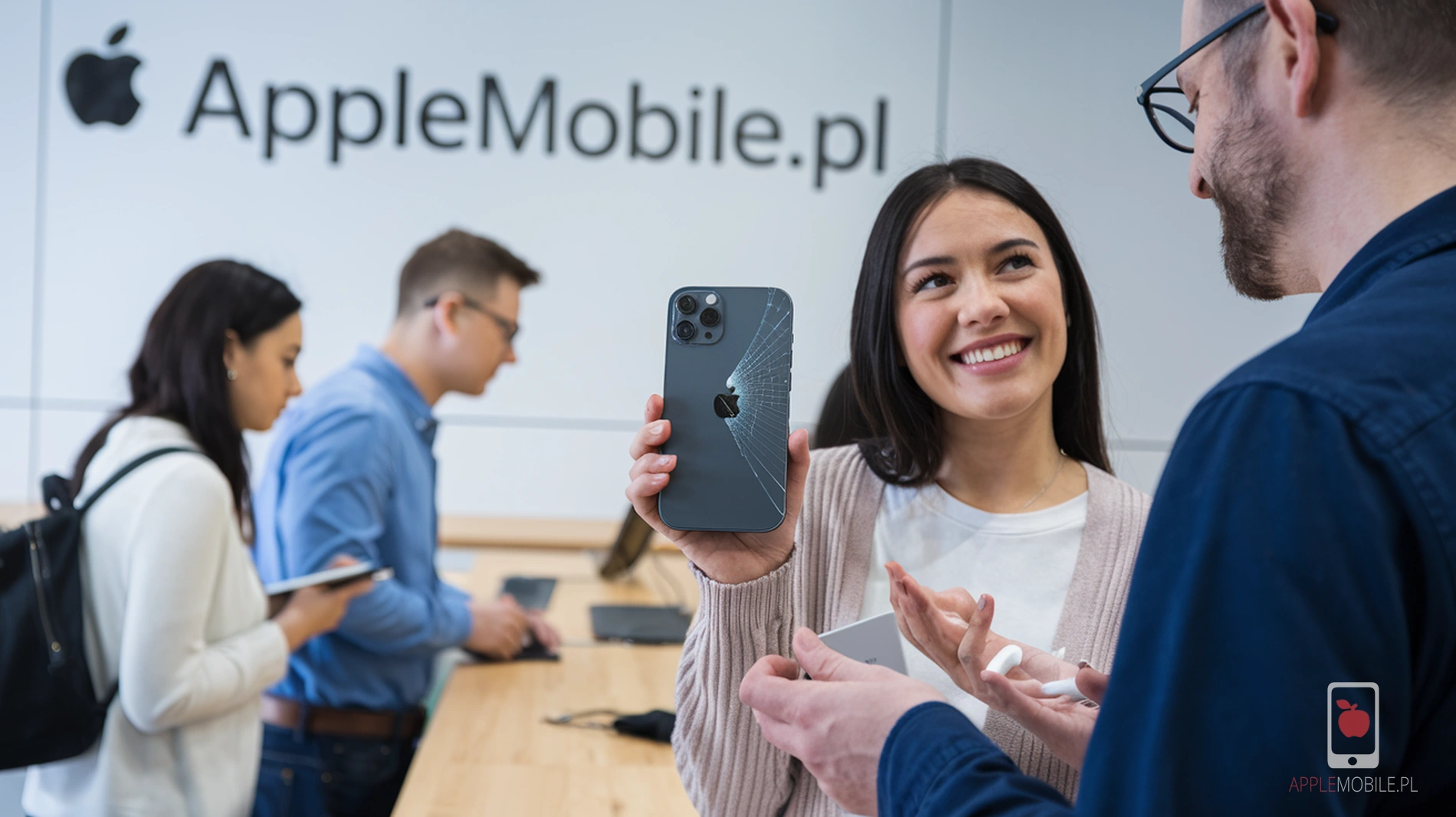 Koszt wymiany tylnej szybki iPhone 13 Mini w Szczecinie.