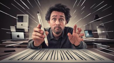 apple pencil nie rysuje prostych linii, diagonal wavys linę iPad, naprawa rysowania prostych linii w ipadzie