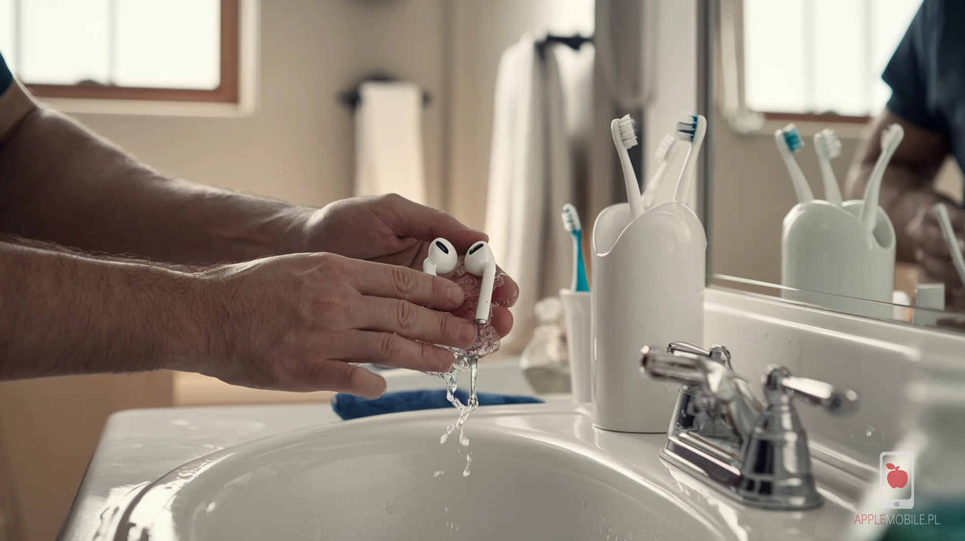 tak nie czyścimy słuchawek AirPods