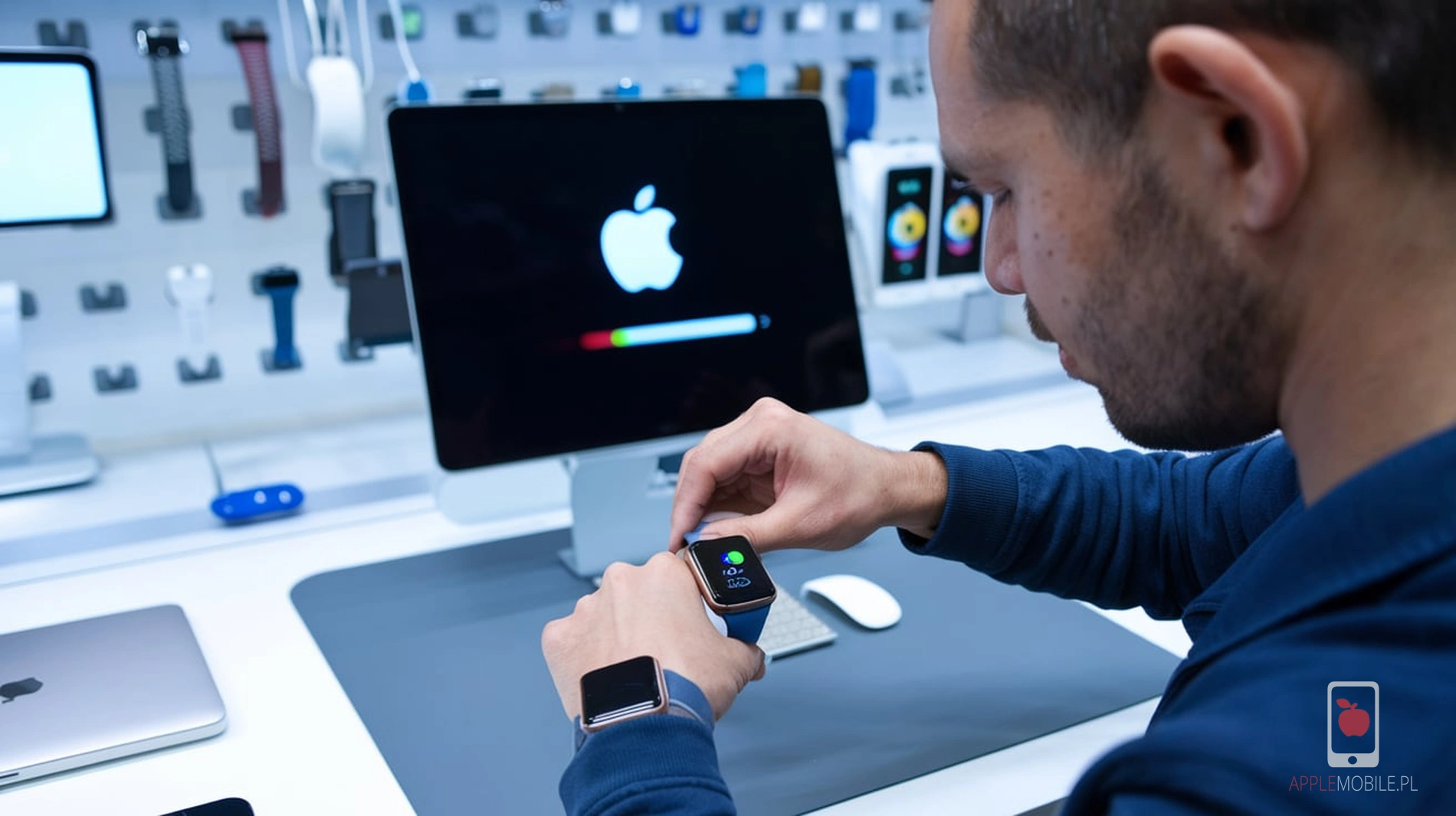instalacja nowej baterii Apple Watch SE 2