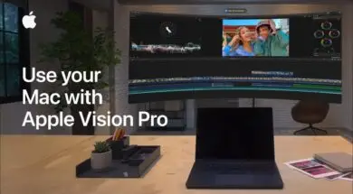Poradnik Apple Na temat wyświetlania ekranu komputera Mac w okularach Vision Pro