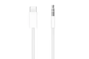 Dostępny w ofercie Apple przewód ze złączem USB‑C na audio 3,5 mm