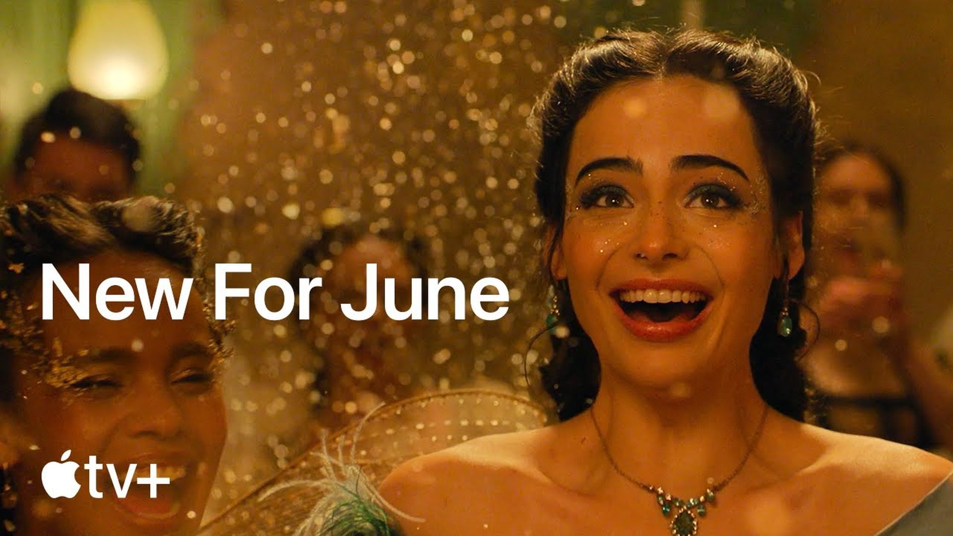 Dostępna reklama prezentująca premiery na czerwiec w Apple TV+
