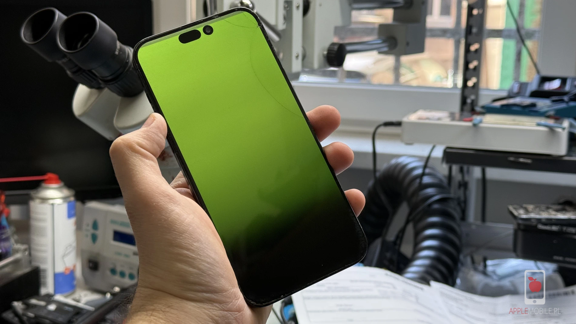 ekran zalanego telefonu nie działa prawidłowo