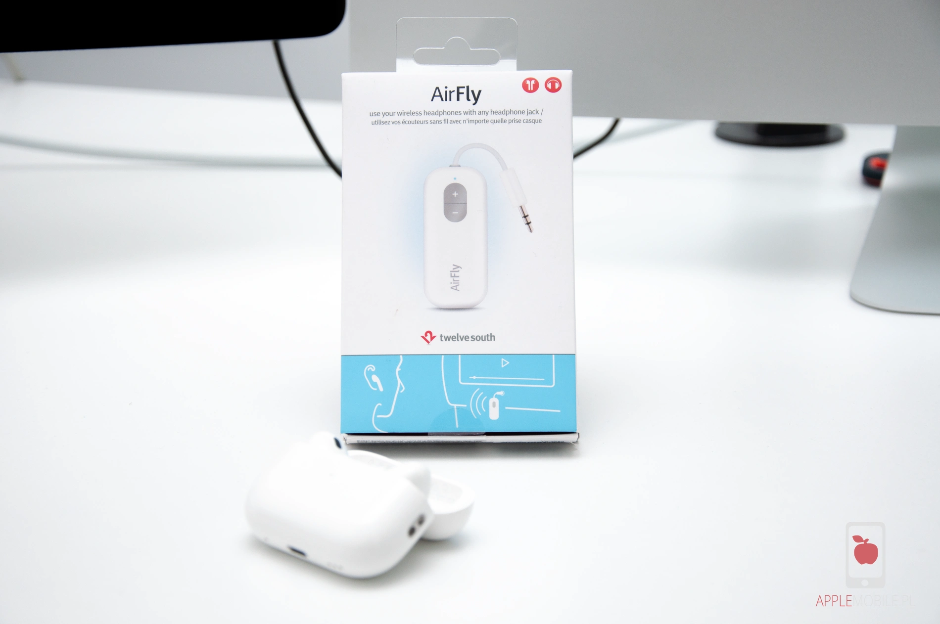Airfly SE oraz słuchawki AirPods Pro 2