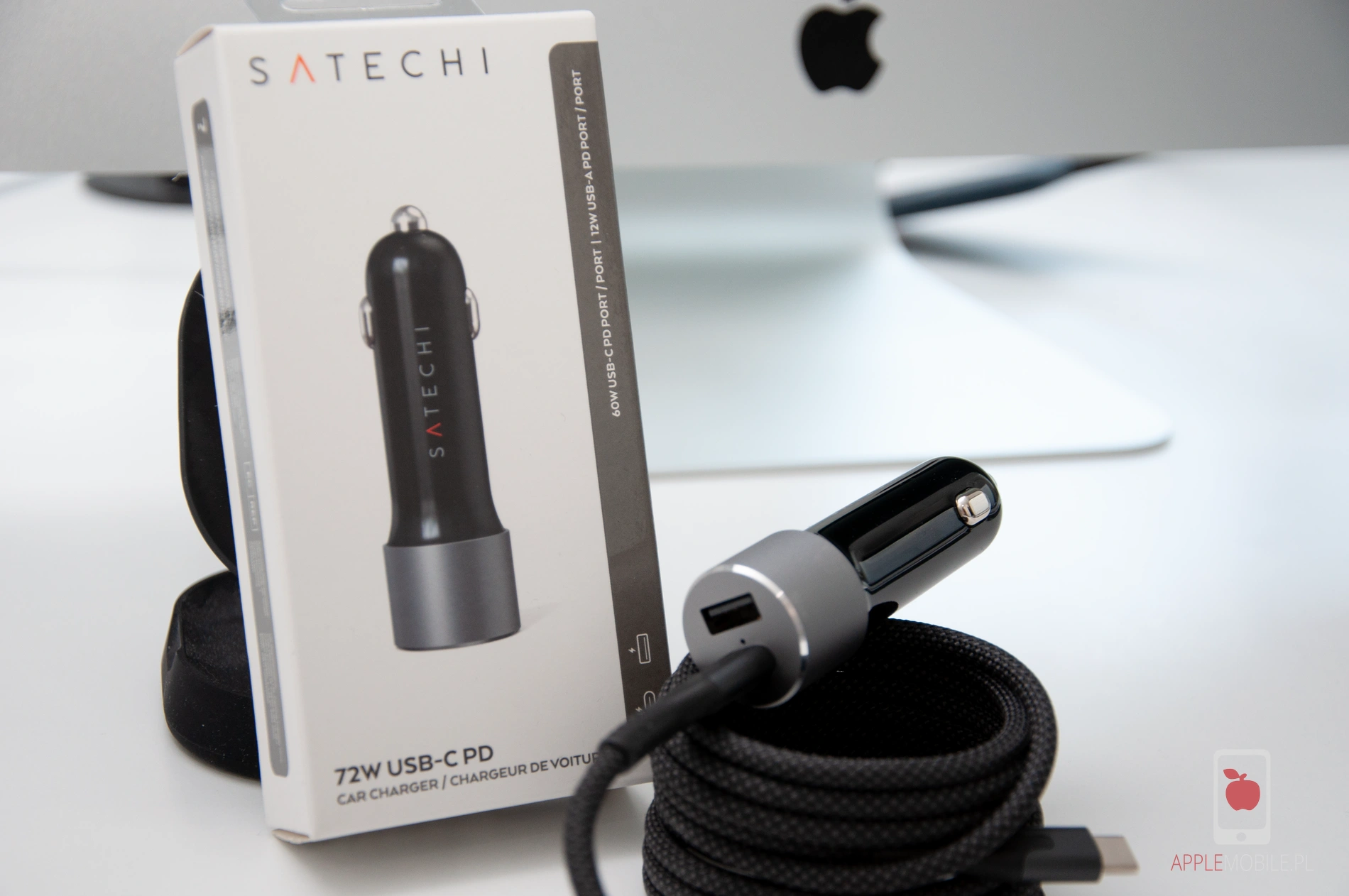 Recenzja Satechi Car Charger 72W – niesamowicie mocna samochodowa ładowarka do MacBooka, iPada czy iPhone’a