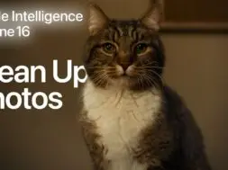 Dostępna reklama przedstawiająca funkcję Clean Up w iPhone’ach