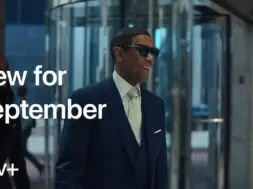Dostępna reklama prezentująca premiery na wrzesień w usłudze Apple TV+