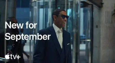 Dostępna reklama prezentująca premiery na wrzesień w usłudze Apple TV+