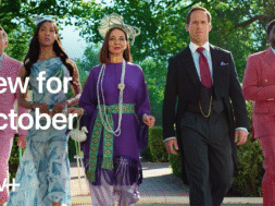 Dostępna reklama prezentująca premiery na październik w Apple TV+