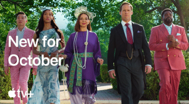 Dostępna reklama prezentująca premiery na październik w Apple TV+