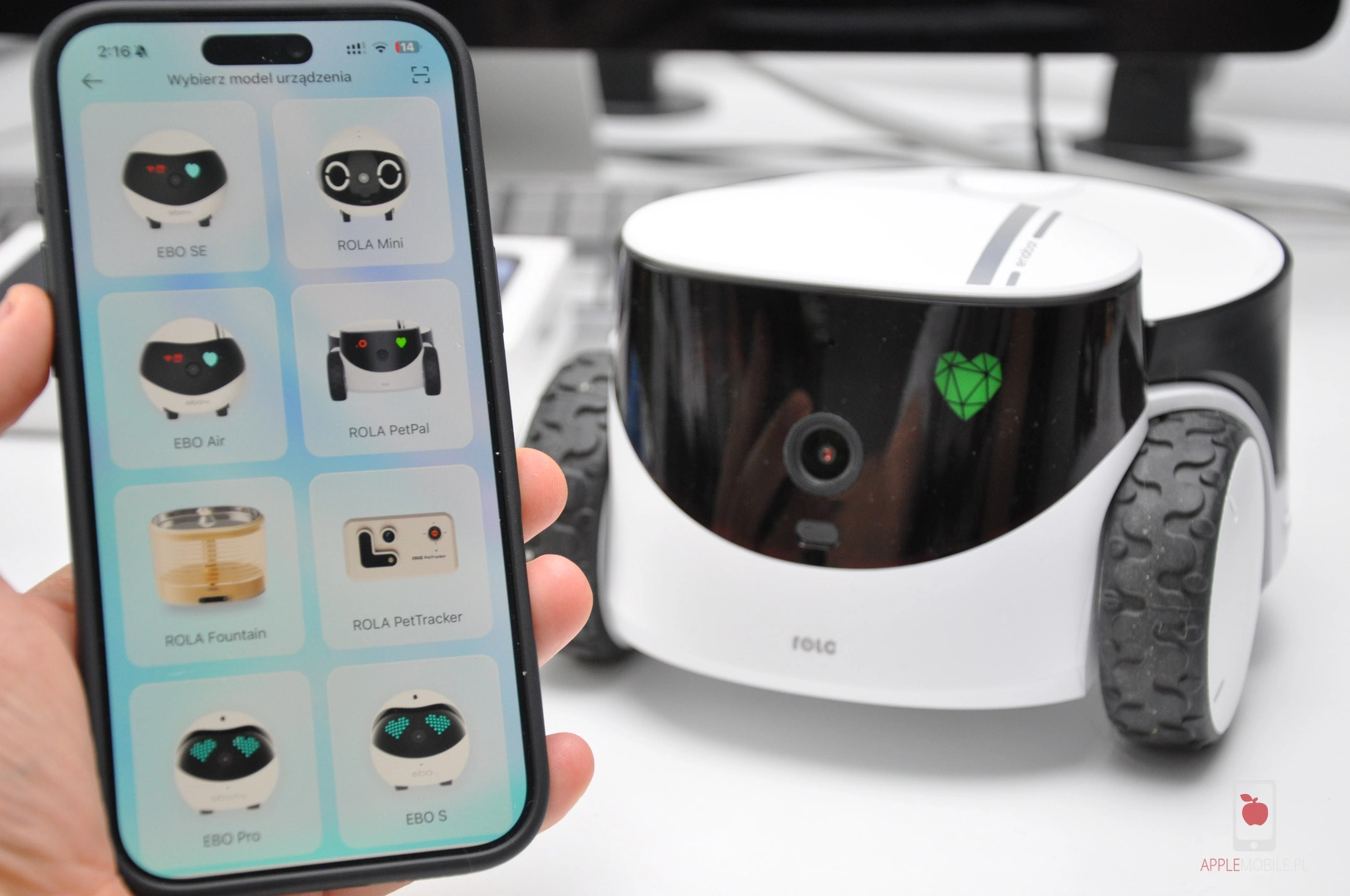 aplikacja Rola do obsługi dronów i innych urządzeń marki ENABOT