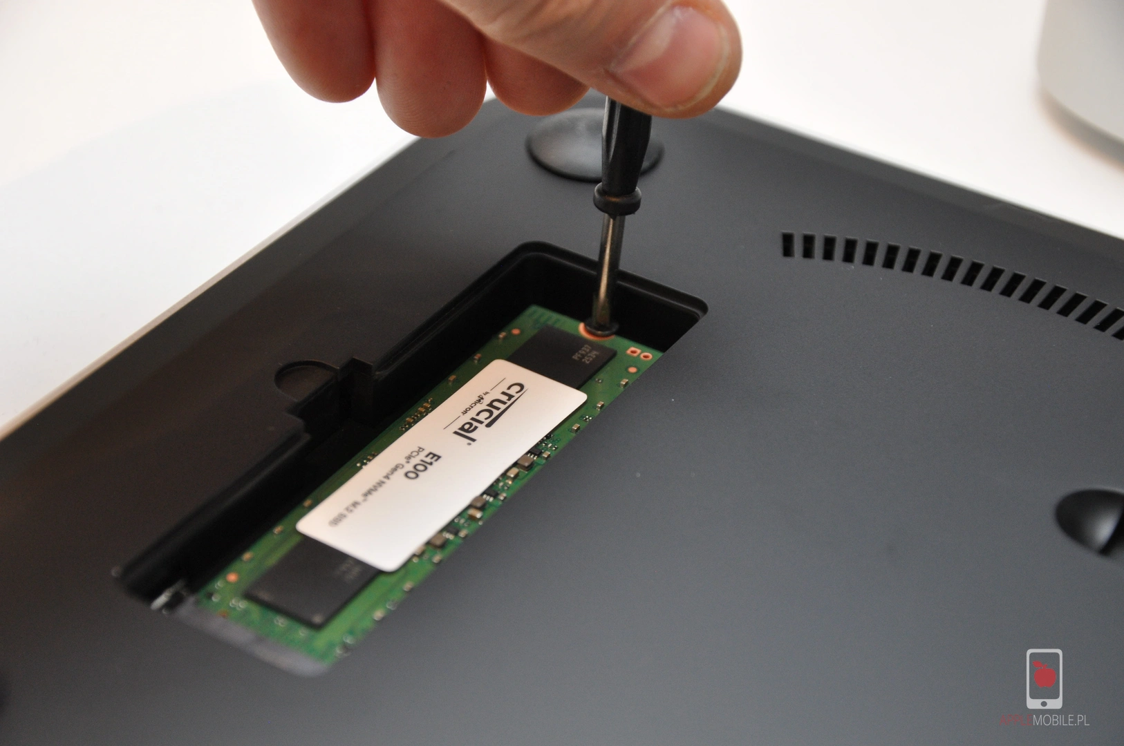 mocowanie dysku dla komputera apple