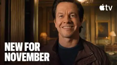 Dostępna reklama prezentująca premiery na listopad w Apple TV+