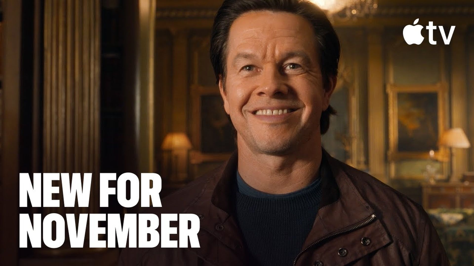 Dostępna reklama prezentująca premiery na listopad w Apple TV+