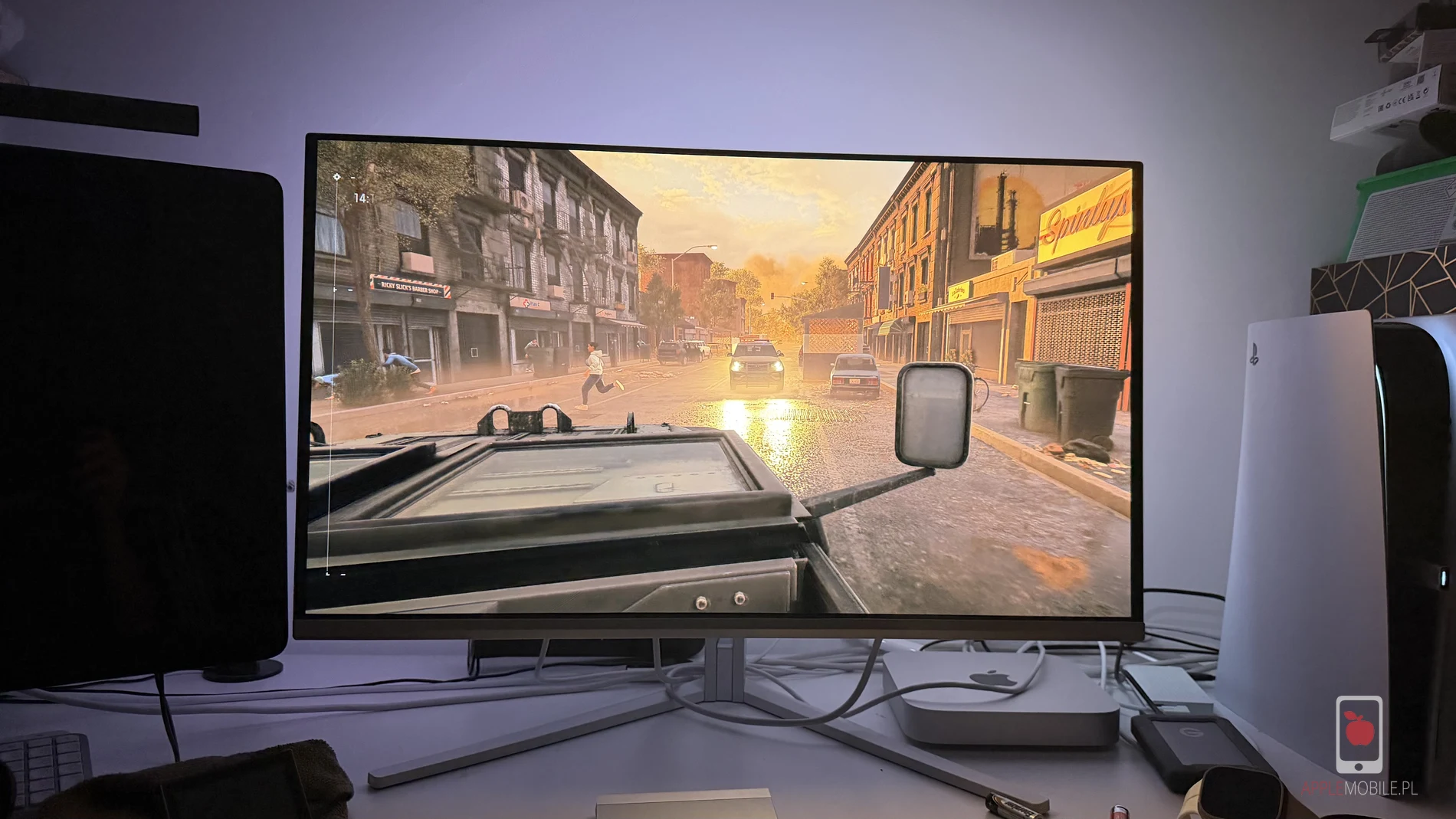 intensywność obrazu monitora