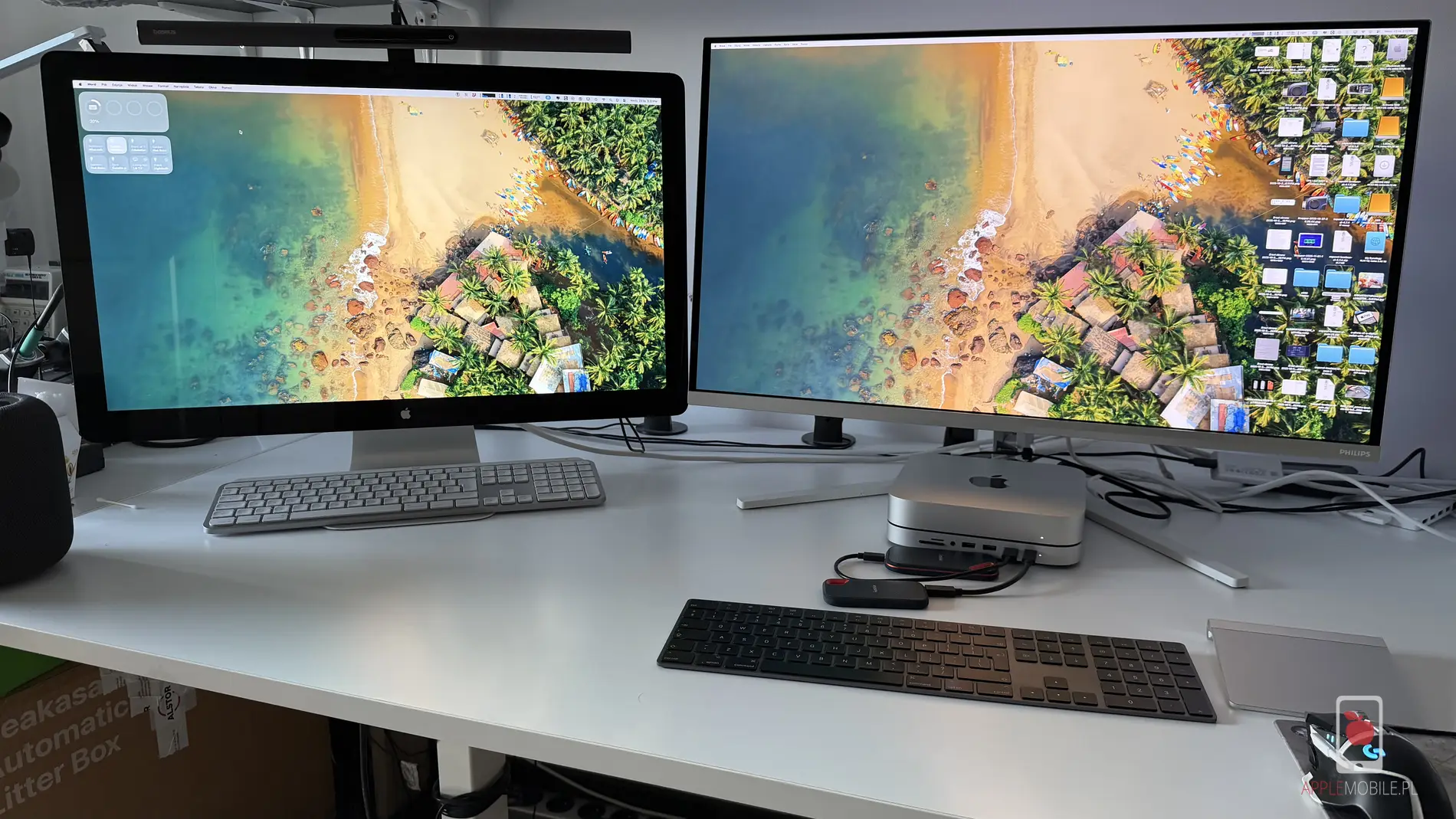 Porównanie Philips Evnia do Apple Thunderbolt Monitor