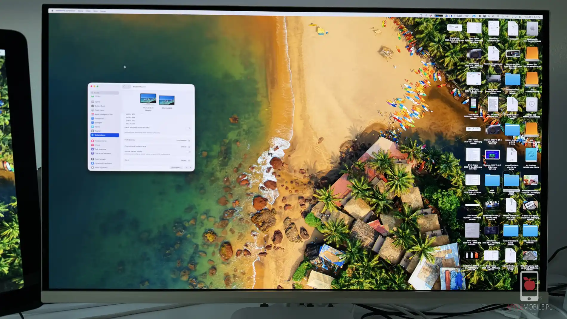 ostry i intensywny obraz monitora Philips Evnia