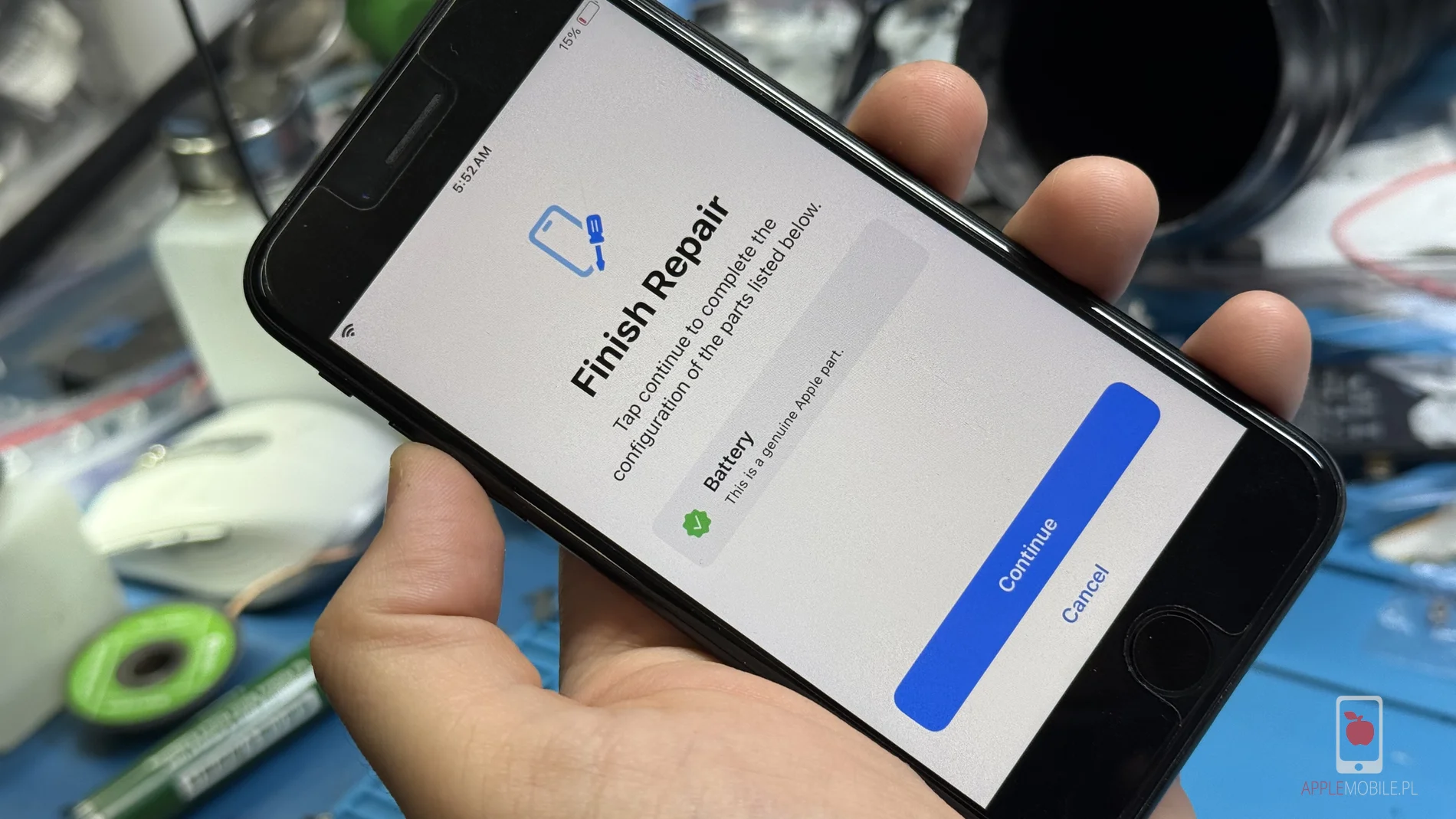 apple iphone bateria montaż