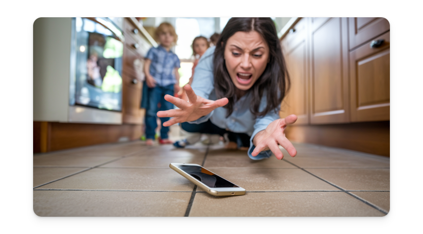 awaryjna sytuacja potrzebna szybka naprawa ekranu iphone