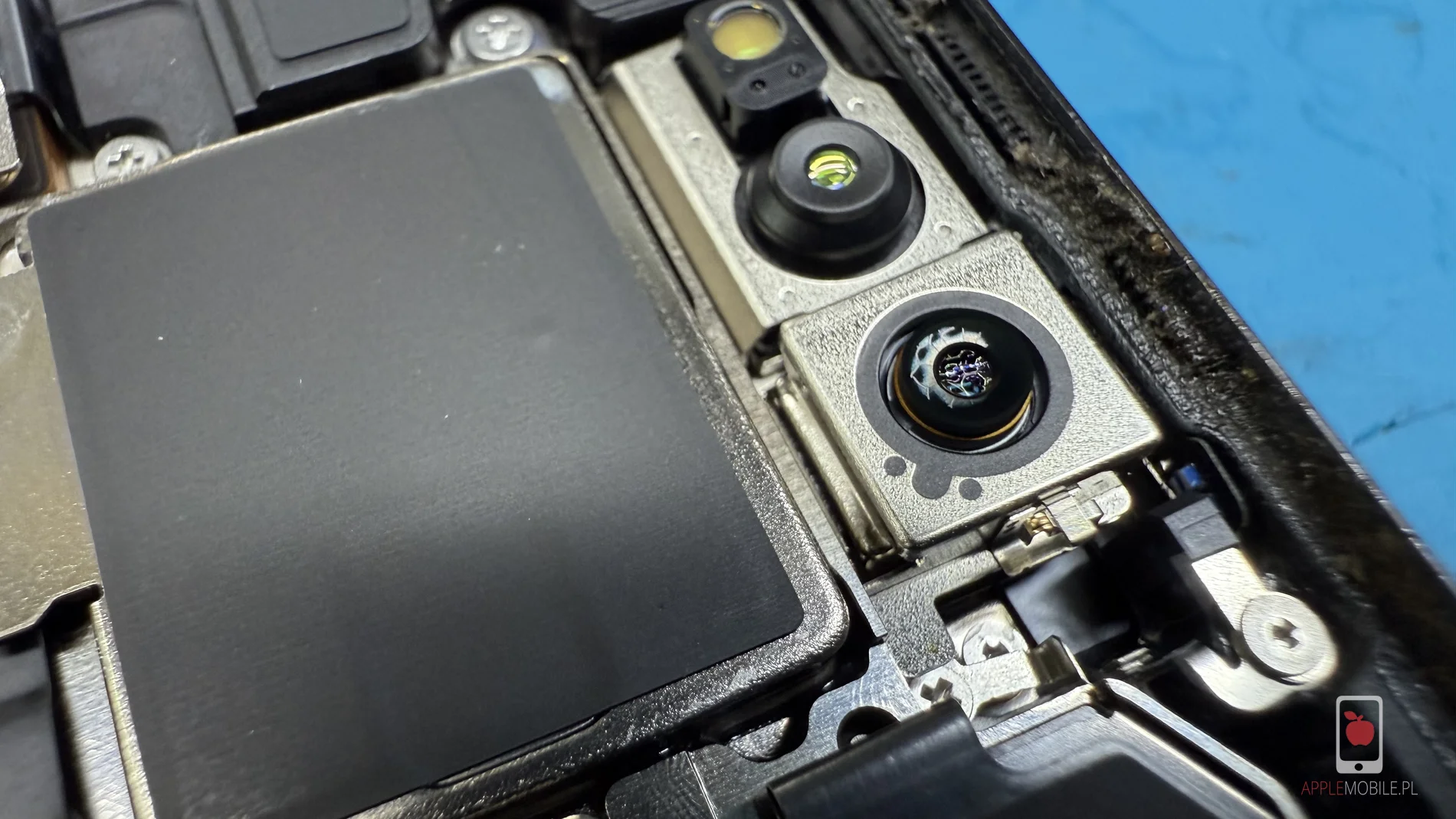 wymiana samej kamery selfie bez wymiany całego zestawu truedepth na oryginalnych częściach