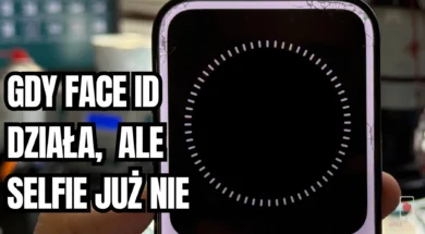 kamera selfie iPhone jest czarna i nie działa naprawa kamery przedniej iphone od selfie gdy jest czarna