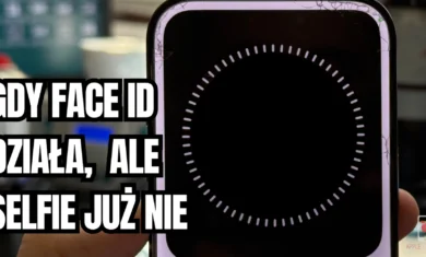 kamera selfie iPhone jest czarna i nie działa naprawa kamery przedniej iphone od selfie gdy jest czarna