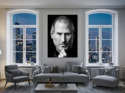 steve jobs drukowanie na płótnie