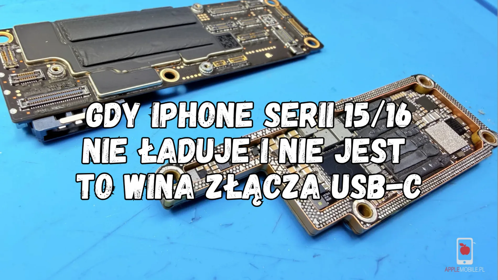 iPhone 15 / 16 Pro Max nie ładuje i nie reaguje na ładowarkę? Prawdziwa przyczyna i naprawa układu U9500 / U4000