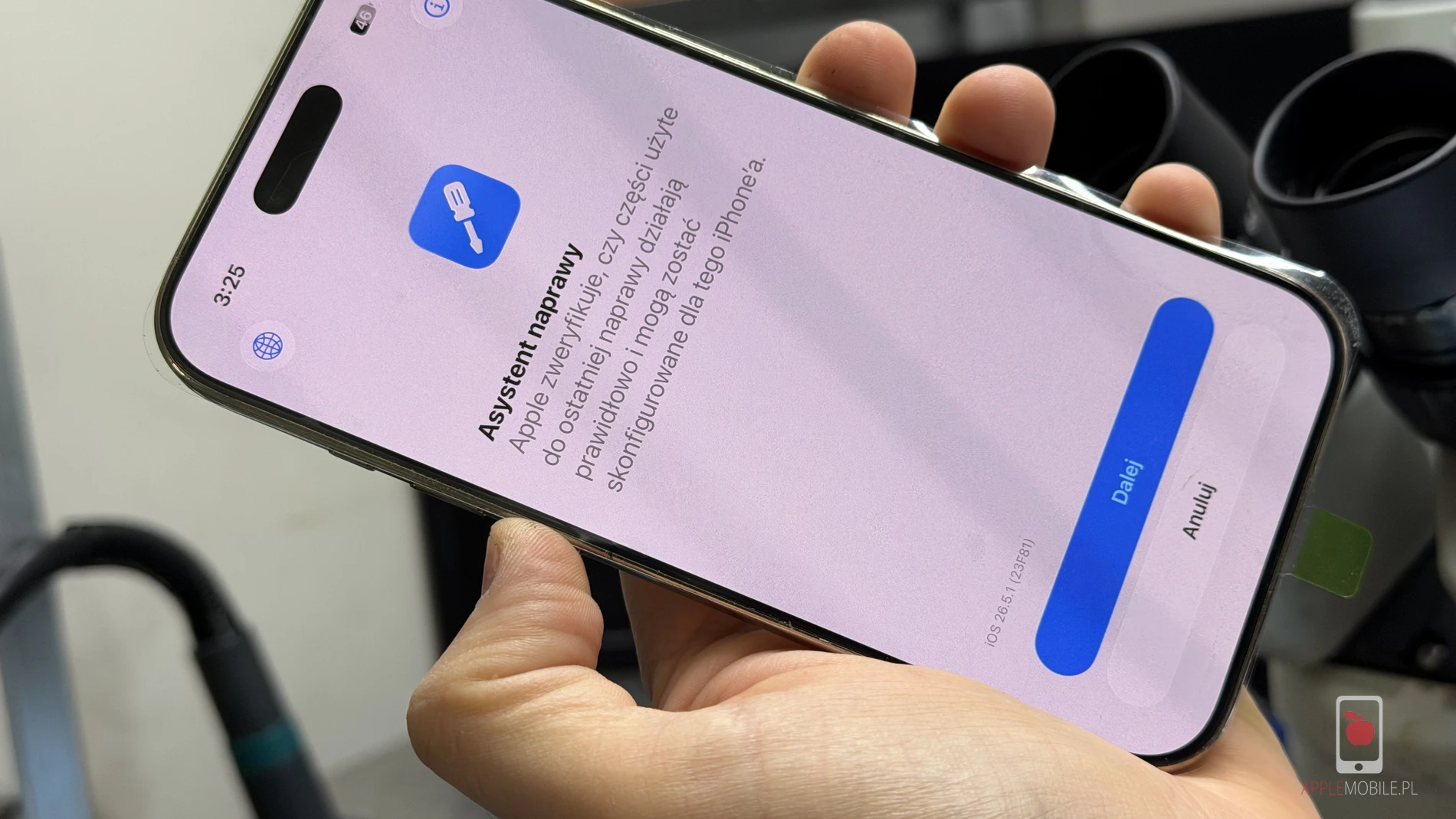 Oryginalne części Apple dla telefonu iPhone Air w serwisie APPLEMOBILE w Szczecinie