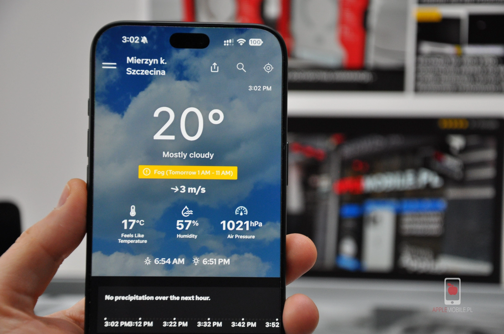 MeteoSource – aplikacja pogodowa z AI, która przewidzi deszcz z dokładnością do minuty