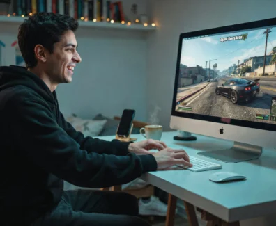 Granie na komputerze Apple Granie na komputerze iMac w GTA 6