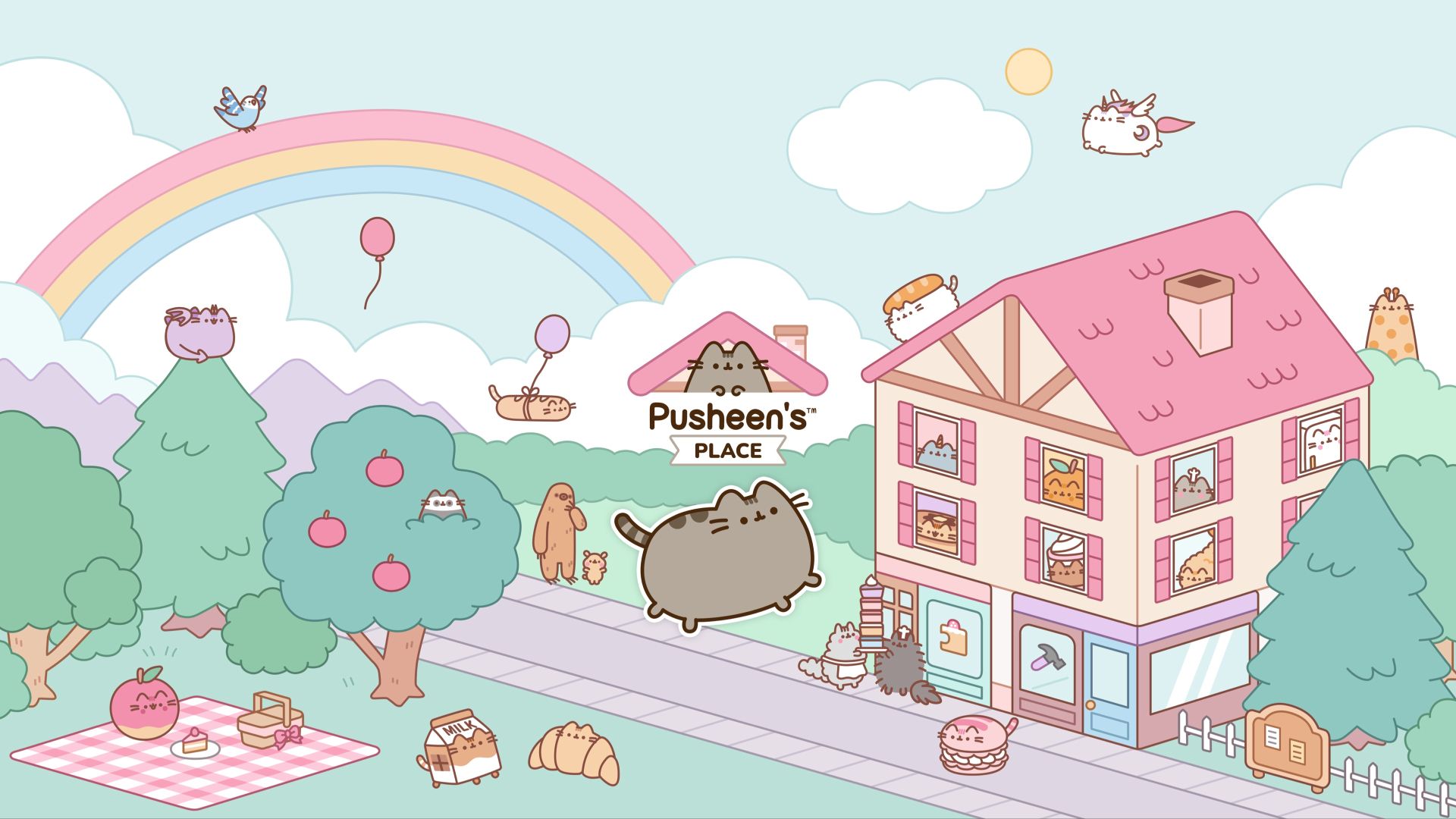 Ulubiona kotka internetu trafia do Apple Arcade w grze Pusheen’s Place