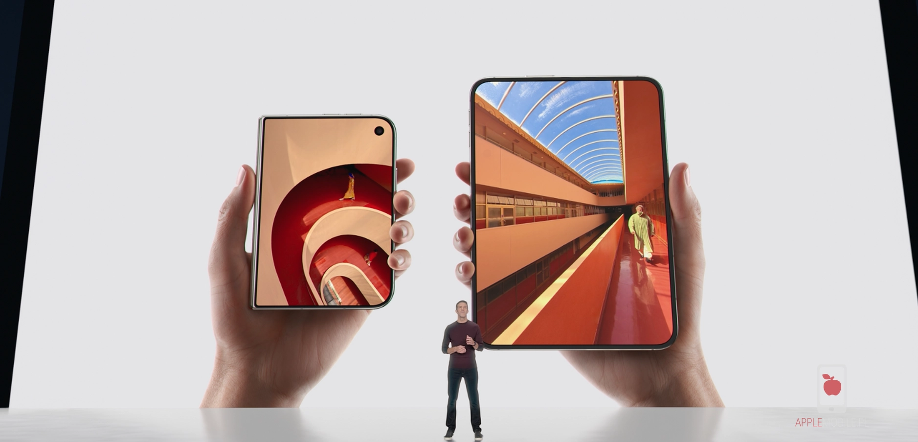 Tak wygląda iPhone Duo złożony i rozłożony