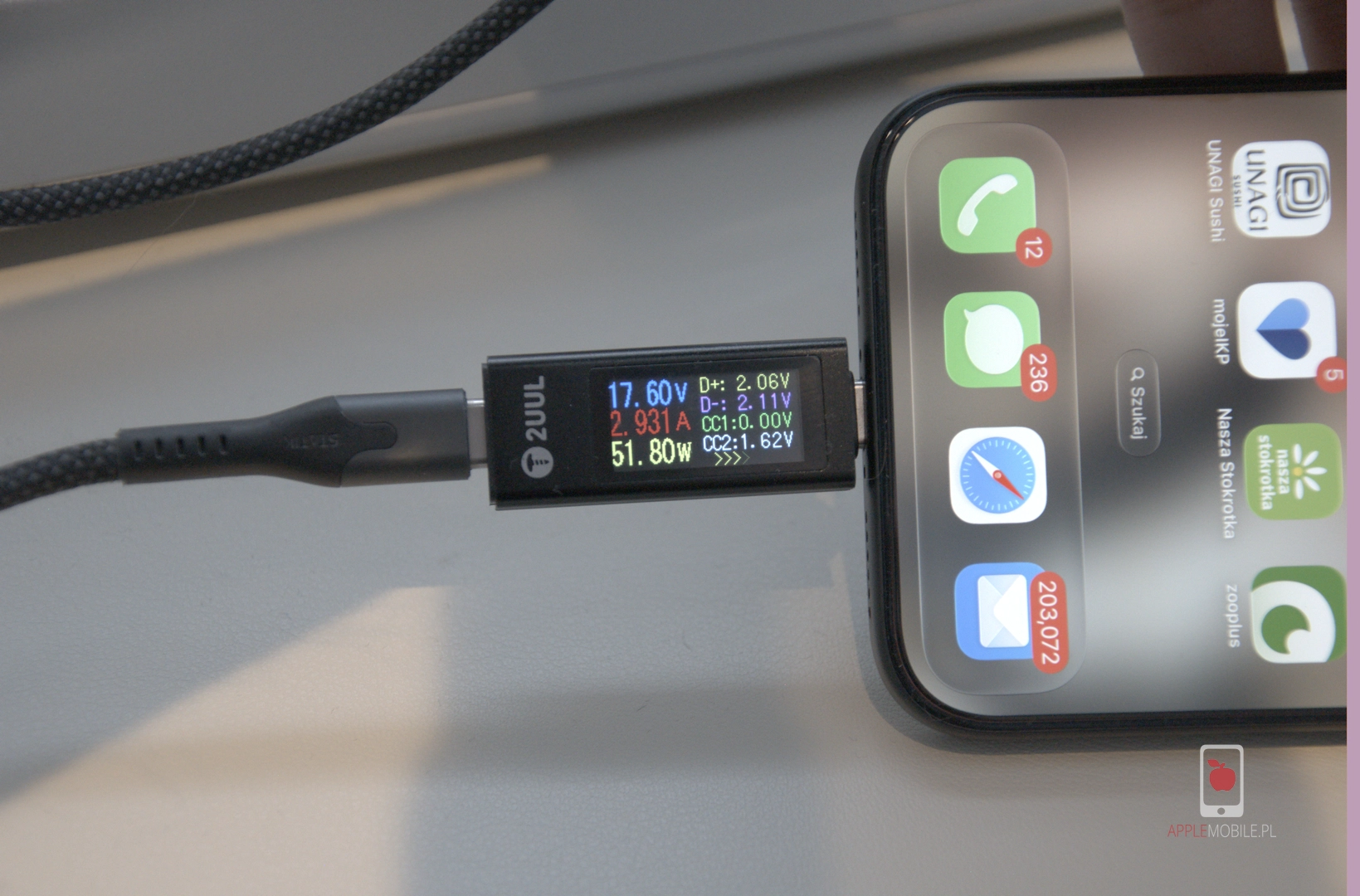 Recenzja Crong Neo GaN Charger AVS | Twoja stara ładowarka nie wykorzysta możliwości szybkiego ładowania iPhone’a 18 Pro Max, a ta tak.
