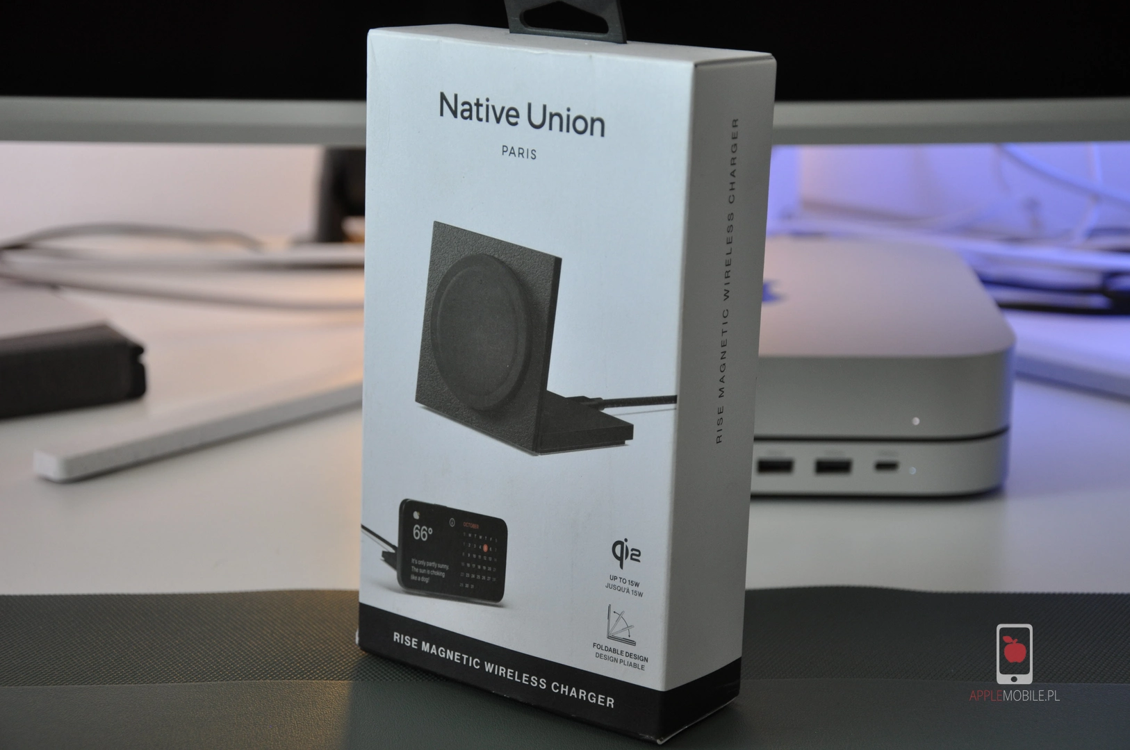 Kompaktowa ładowarka indukcyjna MagSafe – Native Union Rise Magnetic Wireless Charger